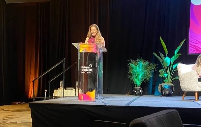 CEO Rachel Dreskin presenting at Expo West 2024