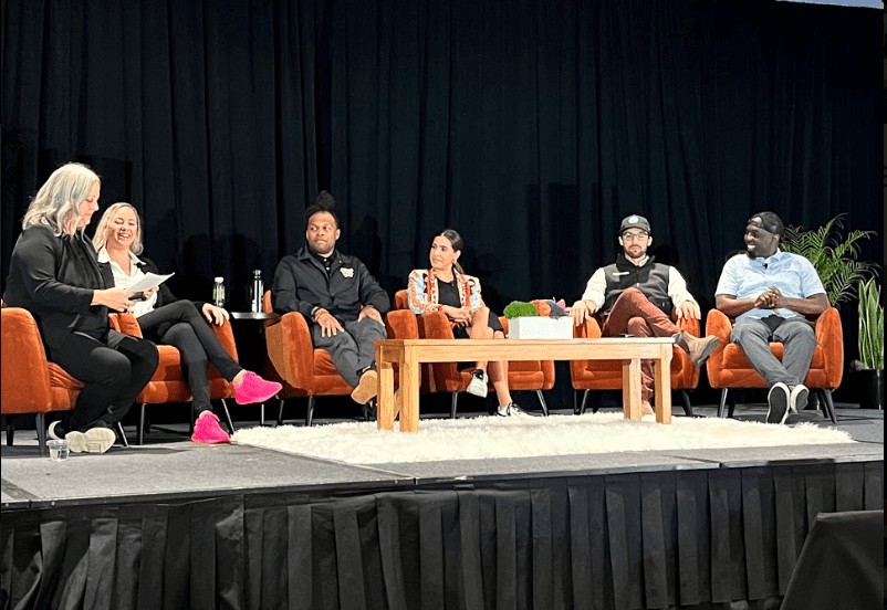 Adrienne Smith, Jasmine Byrne, Le'Spencer Walker, Sachi Singh, Dan Kurzrock, and Chef GW Chew