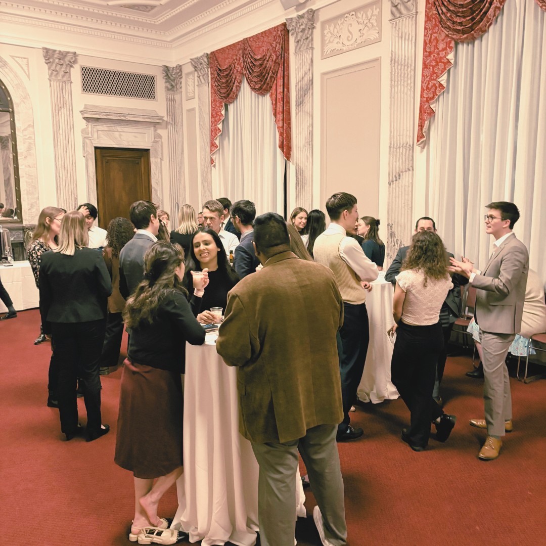 Hill reception co-hosted by PBFA, Food Solutions Action, and The Good Food Institute with nearly 100 Hill staffers in attendance