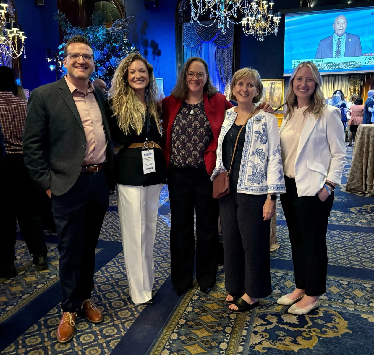 PBFA staff and members at a celebration of American agriculture event during the 2024 DNC in Chicago