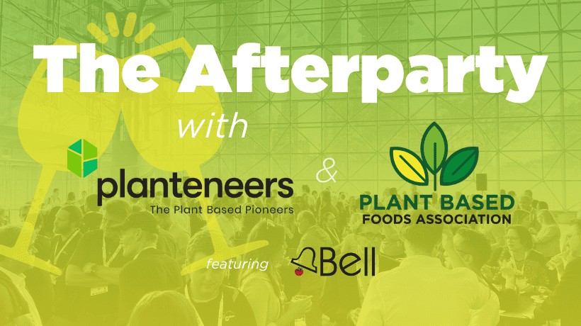 Promotional graphic for PBFA after party sponsored by Planteneers