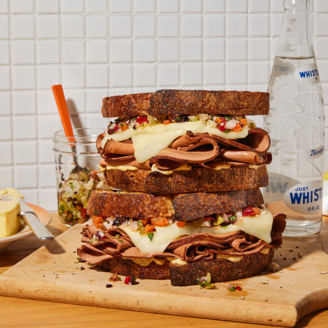A deli sandwich using Prime Roots deli slices