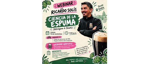 LATAM CHAPTER - WEBINAR: The Science of Foam (Nitrogen & Stouts)