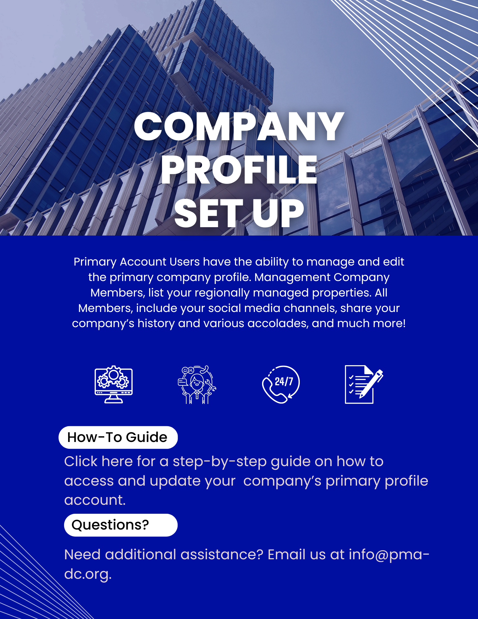 Company Profile Set up