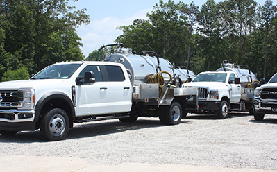 Satellite Industries truck fleet