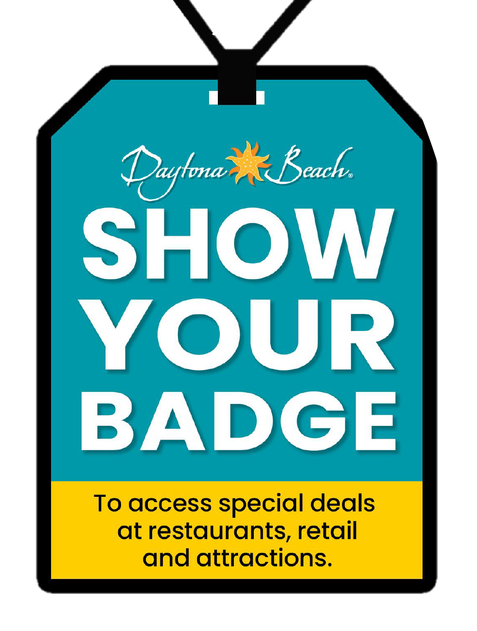 Daytona Beach Show Your Badge