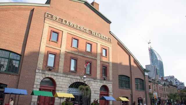 St. Lawrence Market has food and other goods from local farmers and artisans