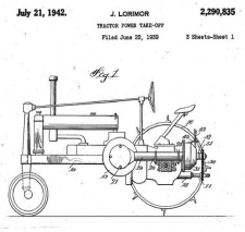 power take-off patent illustration