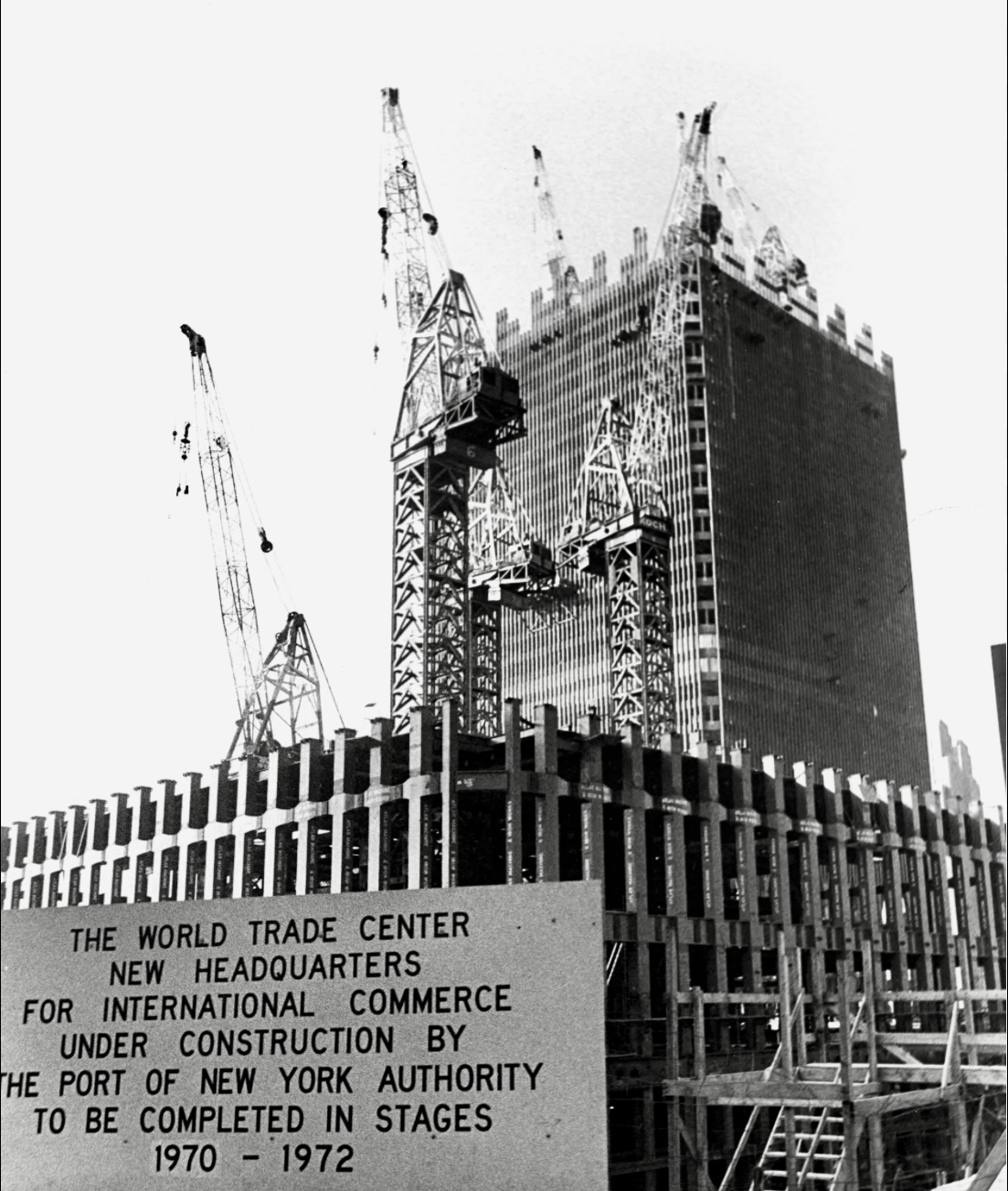 World Trade Center Construction 1970