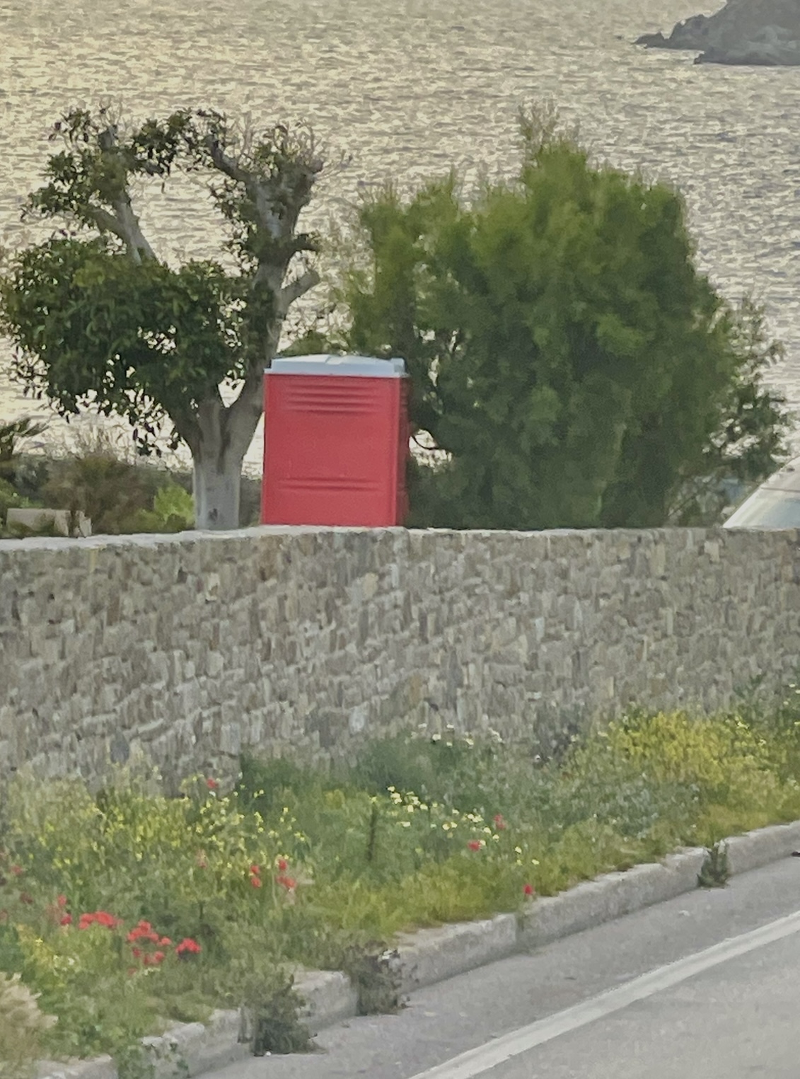 Portable unit in Mykonos, Greece