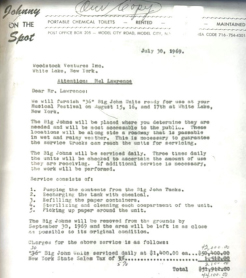 A black-and-white image of a typewritten contract