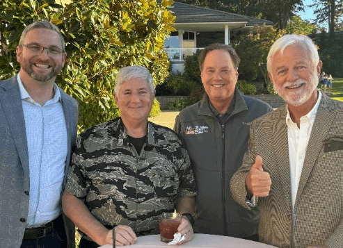 Sam Cooper, Ron, Todd Boyd, and Karl McMichael were just a few of the over 100 guests from across the country in attendance at this wonderful event.