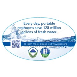 Water Saving Decal-unit size Qty. 500