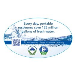 EI Water Saving Decal Truck Sized Qty. 10