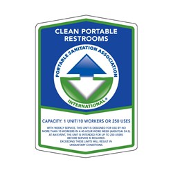 1 in 10 Jobsite Decal Qty. 250