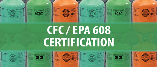 CFC/EPA 608 Certification   