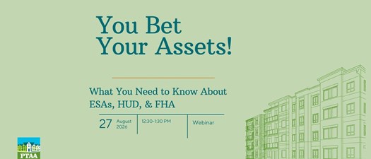 You Bet Your Assets! What You Need to Know About ESAs, HUD, & FHA