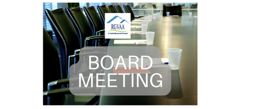 RGVAA BOARD MEETING AND RETREAT