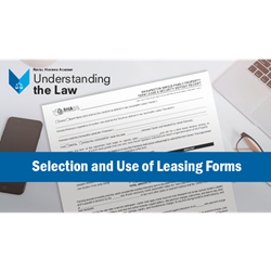 Selection and Use of Leasing Forms