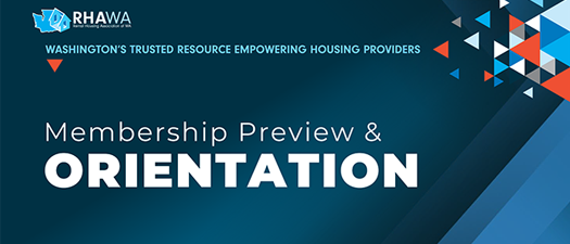 RHAWA Membership Preview & Orientation - October