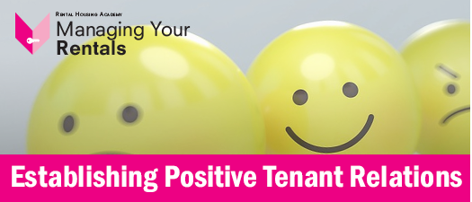 Establishing Positive Tenant Relations