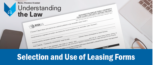 Selection and Use of New Leasing Forms