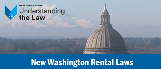 New Washington Rental Laws I ONLINE ONLY