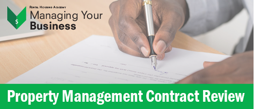 Property Management Contract Review