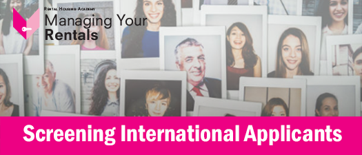 Screening International Applicants