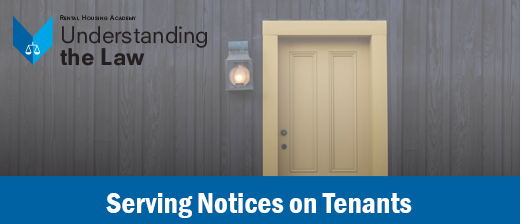 Serving Notices on Tenants 