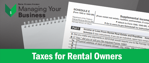 Taxes for Rental Owners 