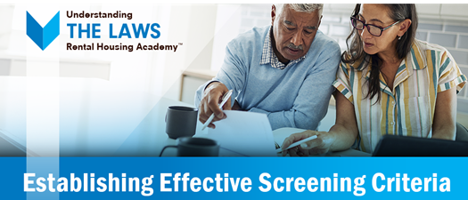 Establishing Effective Screening Criteria