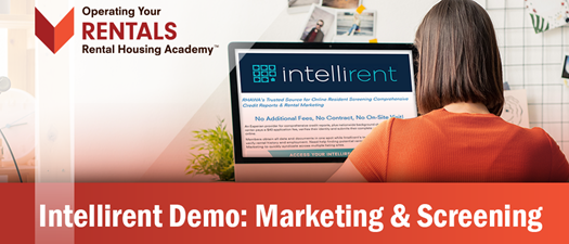 Intellirent Demo: Marketing and Screening