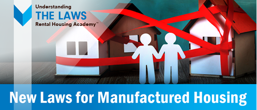 New Laws for Manufactured/Mobile Housing