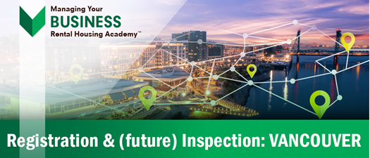 Registration and (future) Inspection: Vancouver