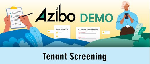 Azibo Demo: Tenant Screening -