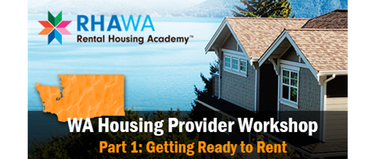 WA Housing Provider Workshop - Part 1: Getting Ready to Rent 