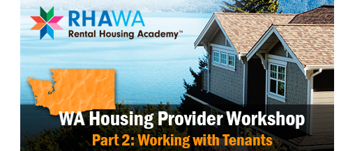 WA Housing Provider Workshop - Part 2: Working with Tenants 