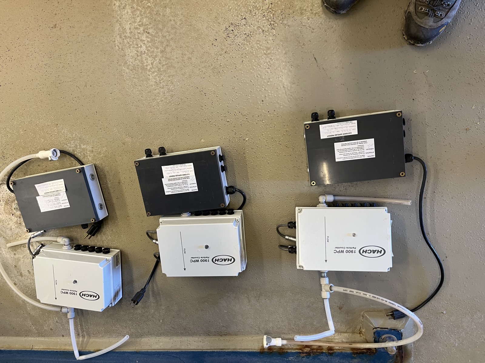 Hach water quality monitoring equipment