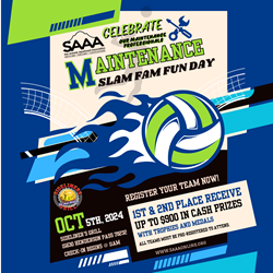 Maintenance Slam Fam Volleyball Fun  Day Award Sponsor 2024