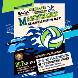 Maintenance Slam Fam Volleyball Fun Day Food & Beverage Sponsor 2024