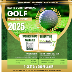 2025 SAAA David Guin Memorial Golf Tournament Golf Title Sponsor