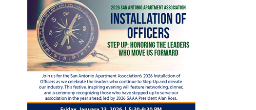 2026 SAAA Installation of Officers Reception Dinner