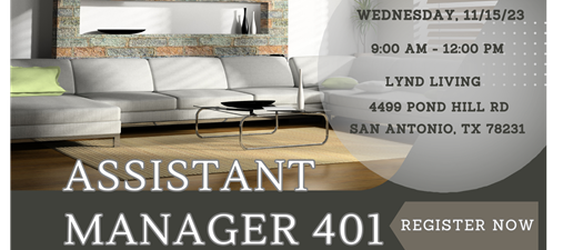 Assistant Manager 401