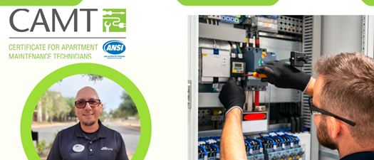 2025 October - Certified Apartment Maintenance Technician (CAMT) 