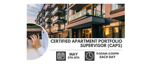 2026 May Certified Apartment Portfolio Supervisor - (CAPS) 
