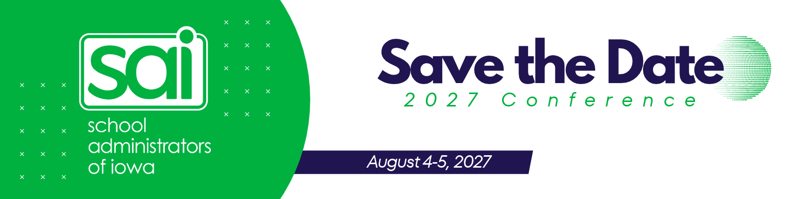 Save the date for SAI's 2027 conference August 4-5, 2027