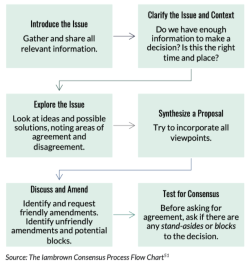 Iam Brown Consensus Flow Chart