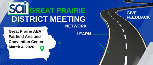 Great Prairie SAI District Meeting - March 4, 2026 (Rescheduled)