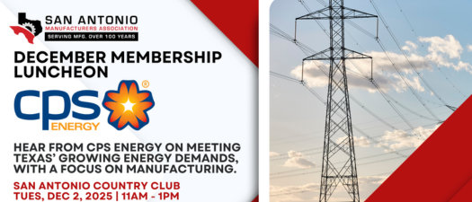 SAMA December Luncheon | How CPS Energy is Planning for Texas' Future Growth  | December 2, 2025